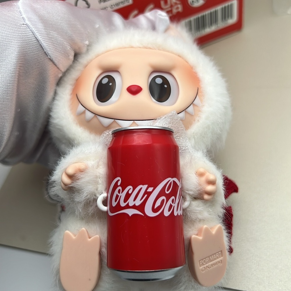 LABUBU -THE MONSTERS COCA-COLA SERIES-Vinyl Face Blind Box “Happy Factor” NWOT - Picture 12 of 15